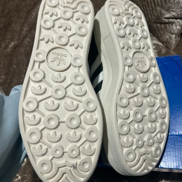 Brand new adidas gazelle Black and White Platform Sneakers 6.5 - Picture 11 of 12